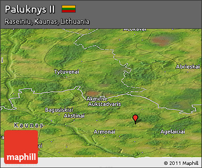 Satellite Panoramic Map of Paluknys II