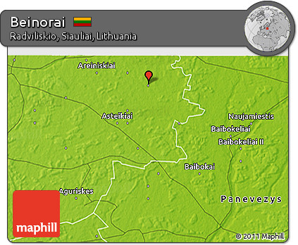Physical 3D Map of Beinorai