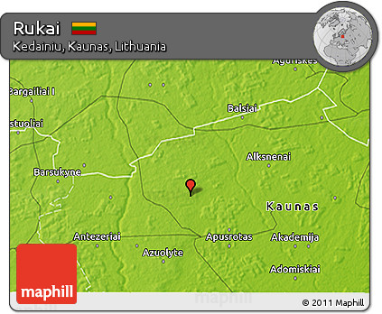 Physical 3D Map of Rukai