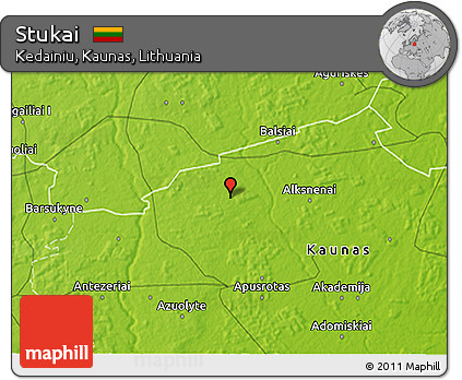 Physical 3D Map of Stukai