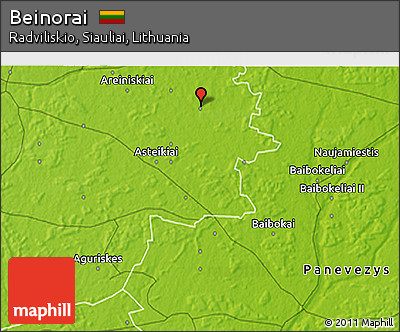 Physical 3D Map of Beinorai