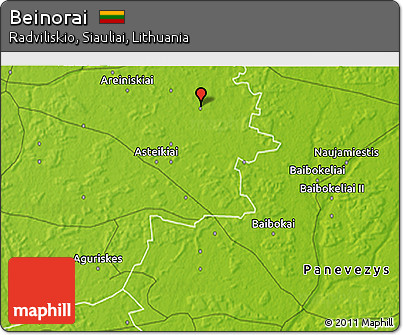Physical 3D Map of Beinorai