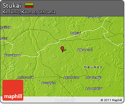 Physical 3D Map of Stukai