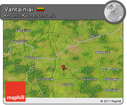 Satellite 3D Map of Vantainiai