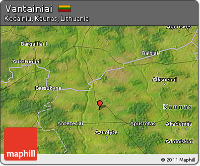 Satellite 3D Map of Vantainiai