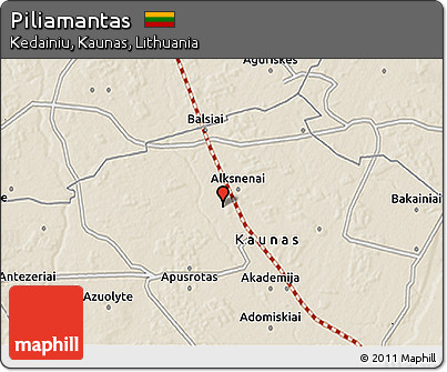 Shaded Relief 3D Map of Piliamantas