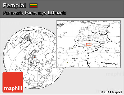 Blank Location Map of Pempiai