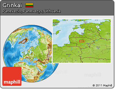 Physical Location Map of Grinkai