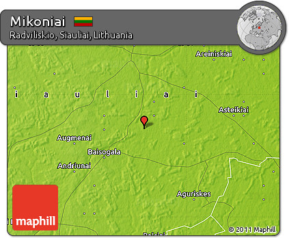 Physical Map of Mikoniai