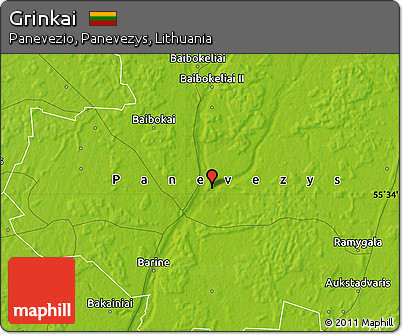 Physical Map of Grinkai