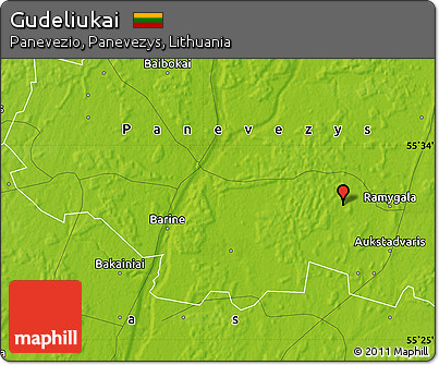 Physical Map of Gudeliukai