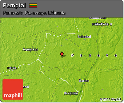 Physical Map of Pempiai