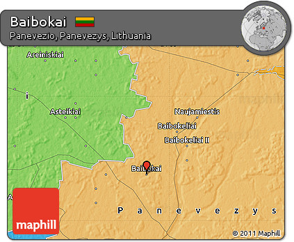 Political Map of Baibokai
