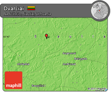 Political Map of Dvarčiai