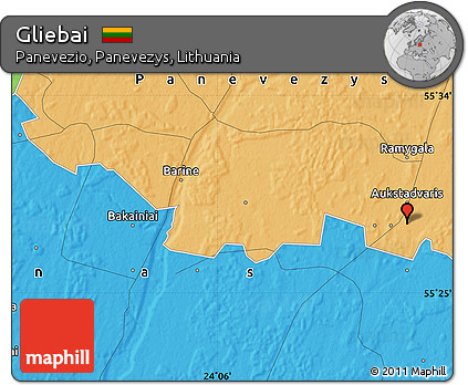 Political Map of Gliebai