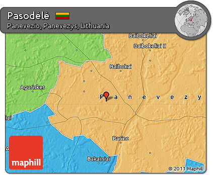 Political Map of Pasodėlė