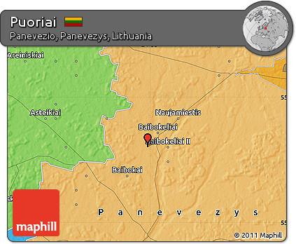 Political Map of Puoriai