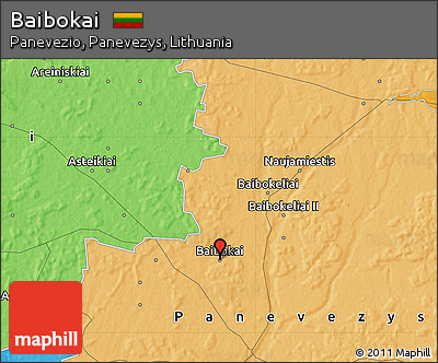 Political Map of Baibokai