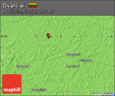 Political Map of Dvarčiai