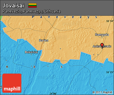 Political Map of Jovaišai