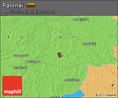 Political Map of Palonai