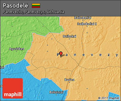 Political Map of Pasodėlė