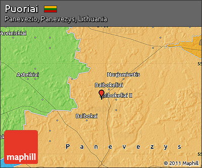 Political Map of Puoriai