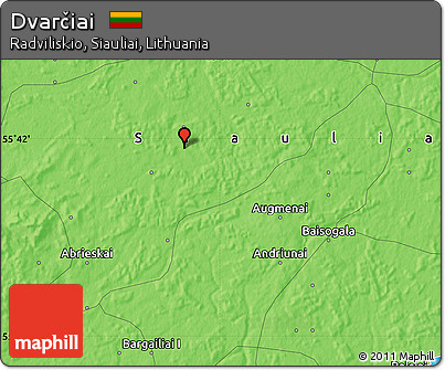 Political Map of Dvarčiai