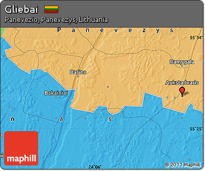Political Map of Gliebai