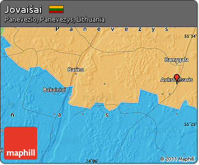 Political Map of Jovaišai