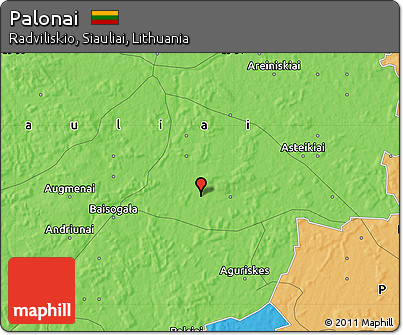 Political Map of Palonai