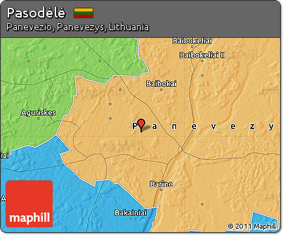 Political Map of Pasodėlė