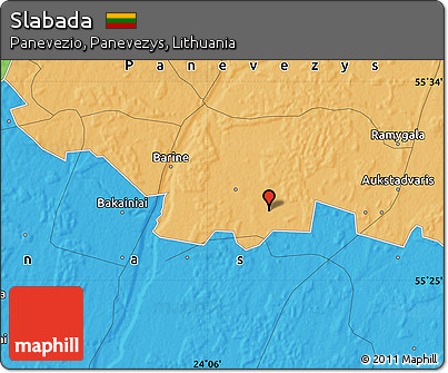Political Map of Slabada