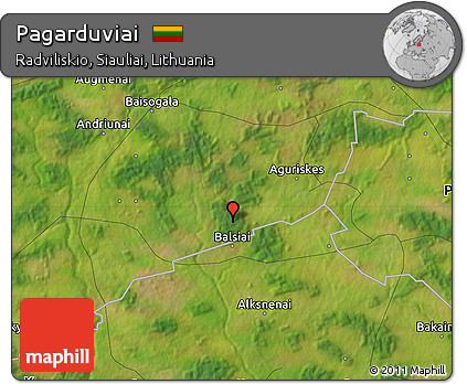 Satellite Map of Pagarduviai