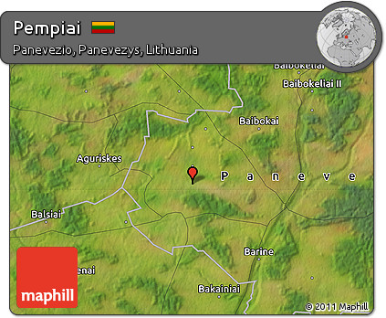 Satellite Map of Pempiai