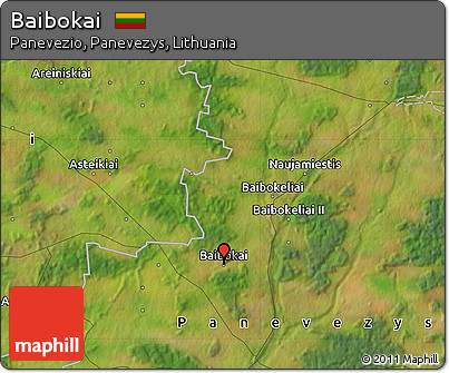 Satellite Map of Baibokai