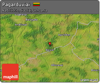 Satellite Map of Pagarduviai