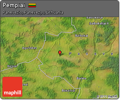 Satellite Map of Pempiai