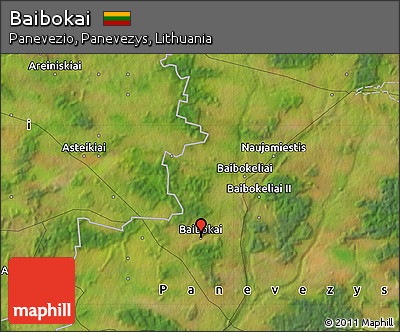 Satellite Map of Baibokai