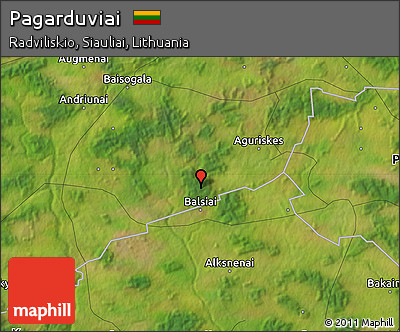 Satellite Map of Pagarduviai
