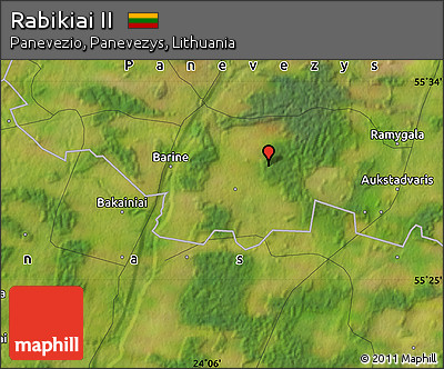 Satellite Map of Rabikiai II