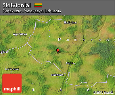 Satellite Map of Skilvioniai