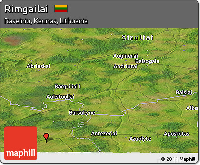 Satellite Panoramic Map of Rimgailai