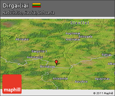 Satellite Panoramic Map of Dirgaičiai