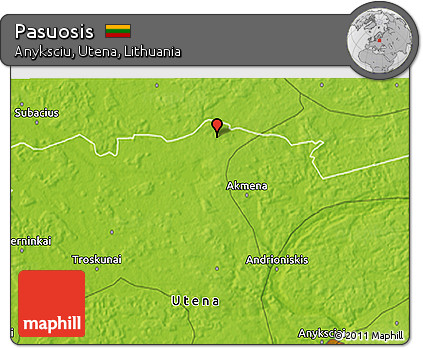 Physical 3D Map of Pasuosis