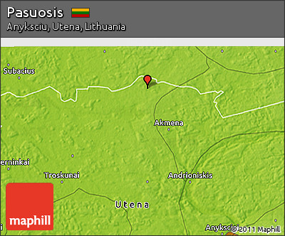 Physical 3D Map of Pasuosis