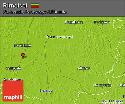 Physical 3D Map of Rimaisai