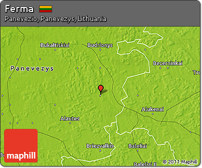 Physical 3D Map of Ferma
