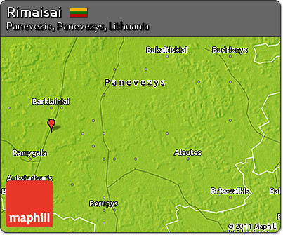 Physical 3D Map of Rimaisai