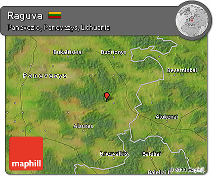 Satellite 3D Map of Raguva